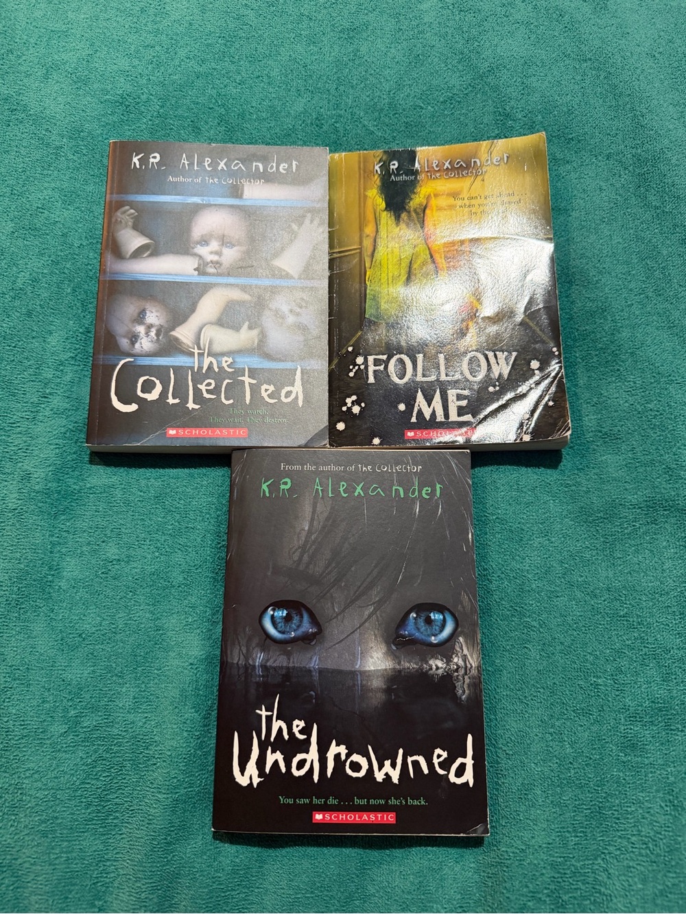 Scholastic K.R. Alexander set of three books